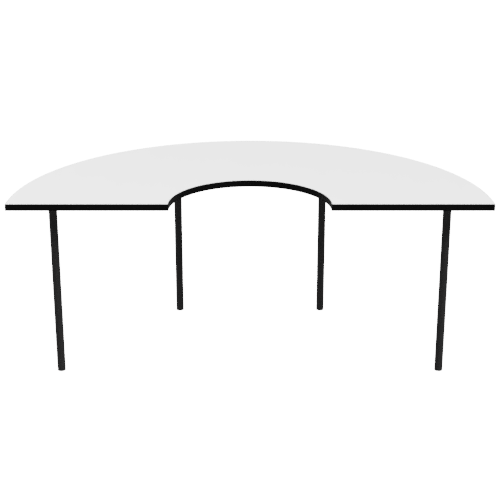 Focus Table Arctic White