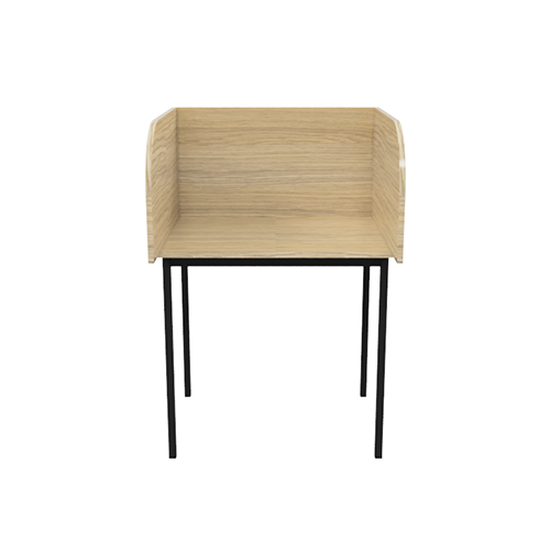 Study Carrel Natural Oak