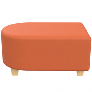 Quad D-End Ottoman