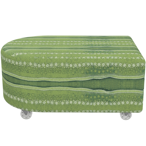 Quad D-End Ottoman Indigenous Binda