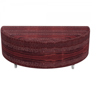 Quad Half Round Ottoman Indigenous