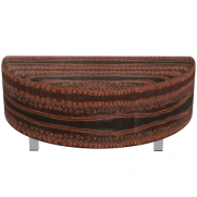 Quad Half Round Ottoman Indigenous Nullabor